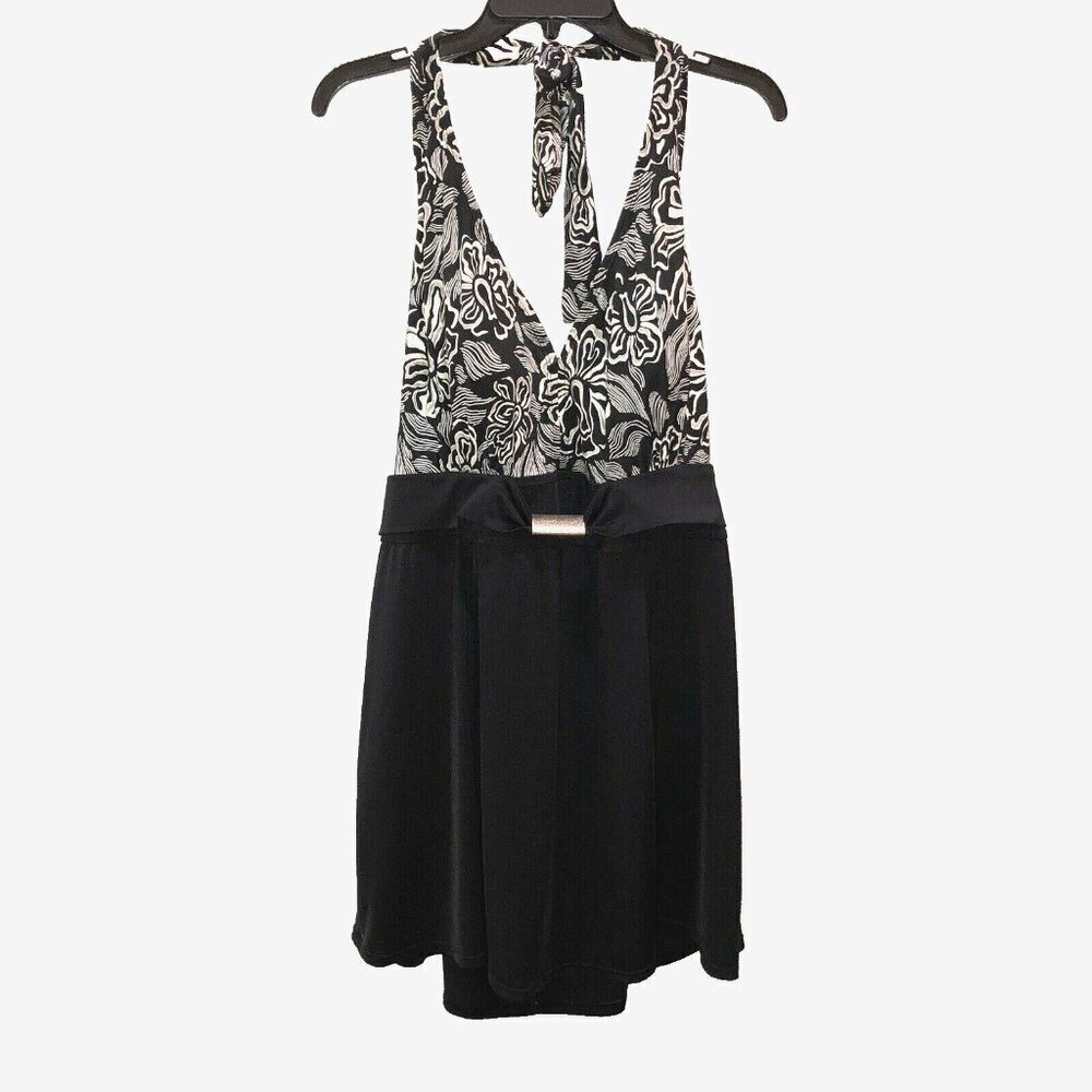 Jaclyn Smith Swimdress Black White Size 20 W 20W Swimsuit